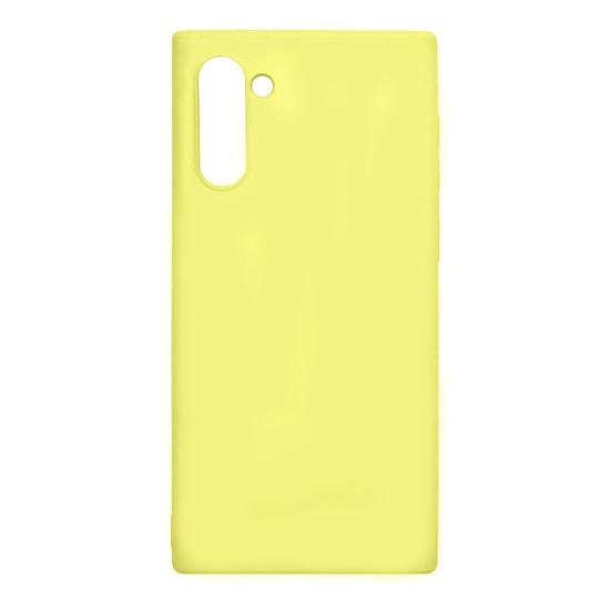 Soft Silicon Case for Samsung Galaxy Note 10 Yellow